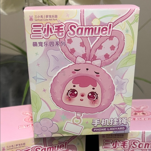 Samuel Blind Plush Character Phone Lanyard NWT retail $25 - Picture 3 of 9